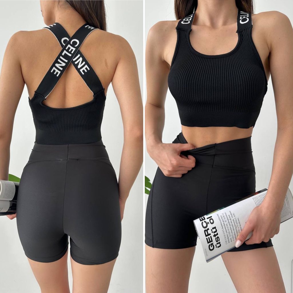 Black Sculpt Sports Bra